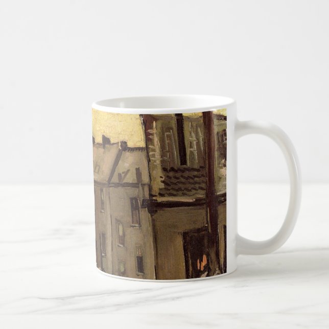 Vincent van Gogh, Backyards of Old Houses, Antwerp Coffee Mug (Right)