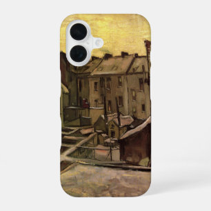 Vincent van Gogh, Backyards of Old Houses, Antwerp iPhone 16 Case