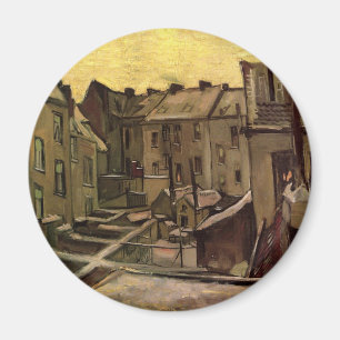 Vincent van Gogh, Backyards of Old Houses, Antwerp Magnet