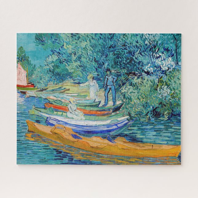 Vincent van Gogh - Bank of the Oise at Auvers Jigsaw Puzzle (Horizontal)