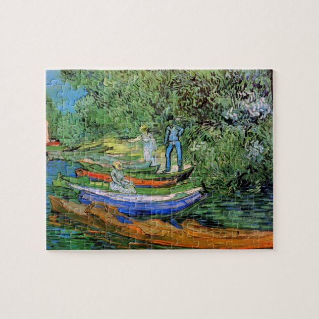 Vincent van Gogh - Bank of the Oise at Auvers Jigsaw Puzzle (Horizontal)