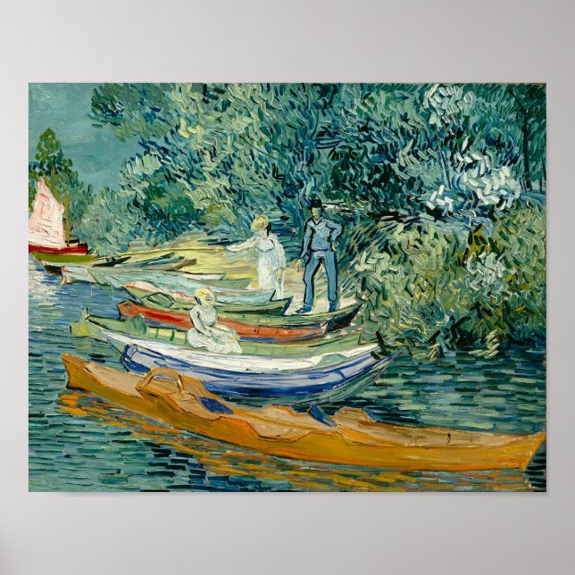 Vincent van Gogh Bank of the Oise at Auvers Poster (Front)