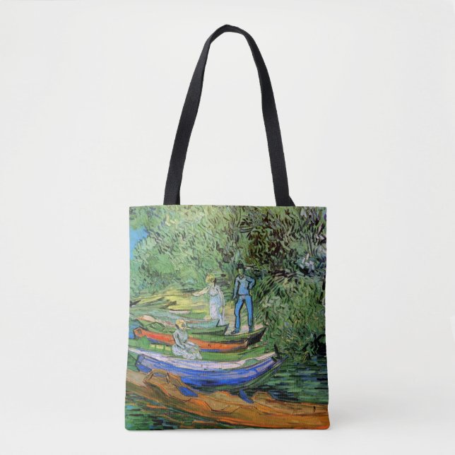 Vincent van Gogh - Bank of the Oise at Auvers Tote Bag (Front)