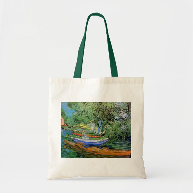 Vincent van Gogh - Bank of the Oise at Auvers Tote Bag (Front)