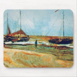 Vincent Van Gogh - Beach at Scheveningen Fine Art Mouse Pad