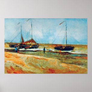 Vincent Van Gogh - Beach at Scheveningen Fine Art Poster