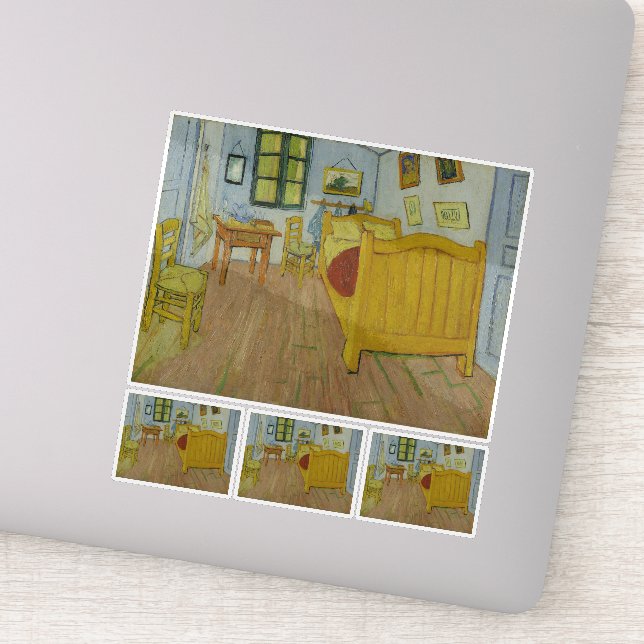 Vincent Van Gogh, Bedroom in Arles, 1st Version (Detail)