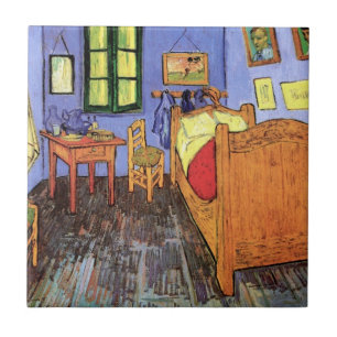Vincent Van Gogh - Bedroom In Arles Fine Art Ceramic Tile