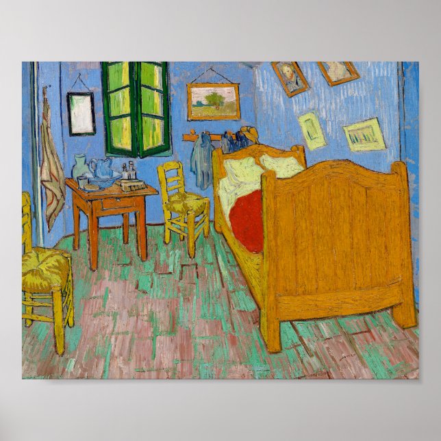 Vincent van Gogh Bedroom in Arles Painting Poster (Front)