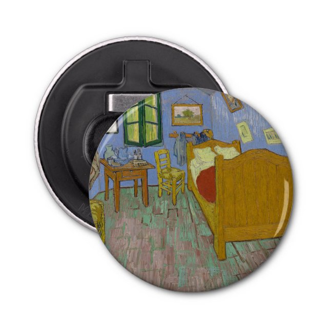 Vincent Van Gogh Bedroom Painting Bottle Opener (Front)