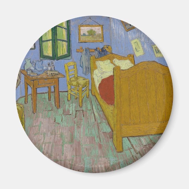 Vincent Van Gogh Bedroom Painting Magnet (Front)