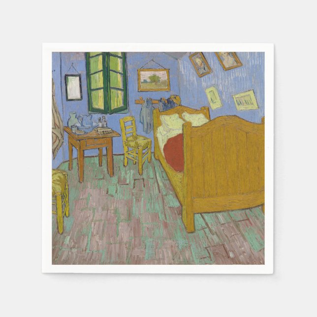 Vincent Van Gogh Bedroom Painting Napkin (Front)