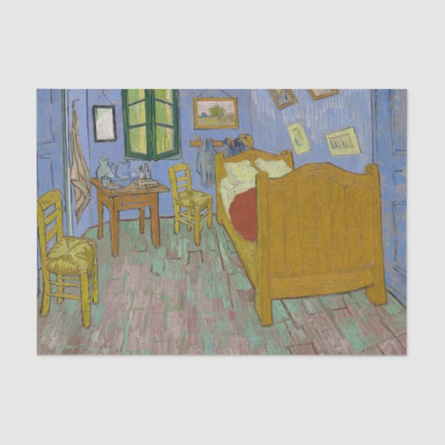 Vincent Van Gogh Bedroom Painting Tissue Paper (Front)