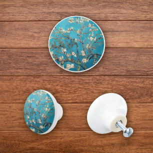 Vincent Van Gogh Blossoming Almond Tree Ceramic Knob