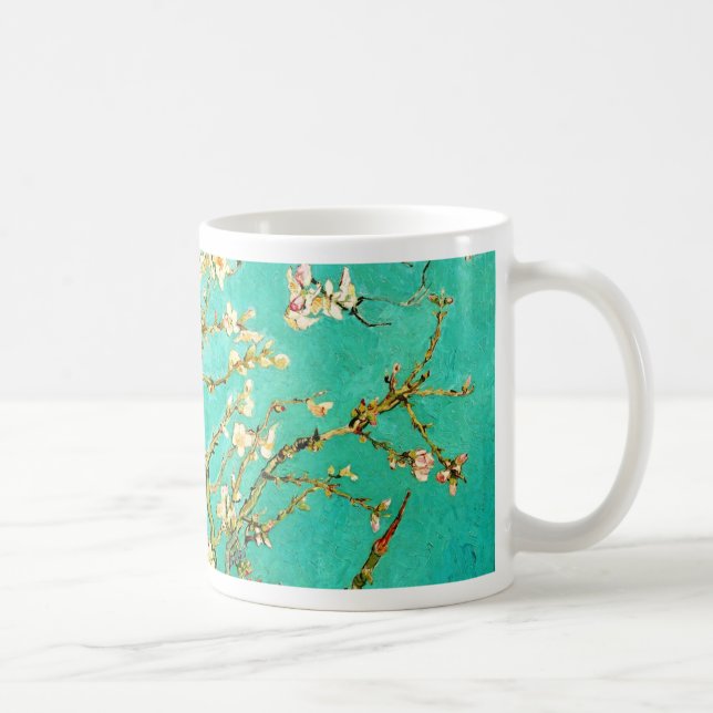 Vincent van Gogh Blossoming Almond Tree Coffee Mug (Right)