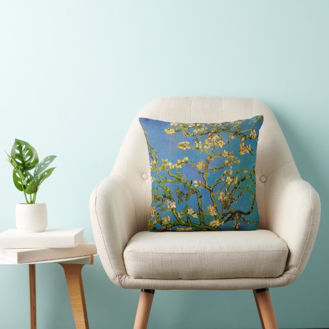 Vincent van Gogh - Blossoming Almond Tree Cushion (Chair)