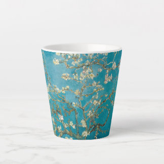Vincent van Gogh Blossoming Almond Tree enhan Latte Mug