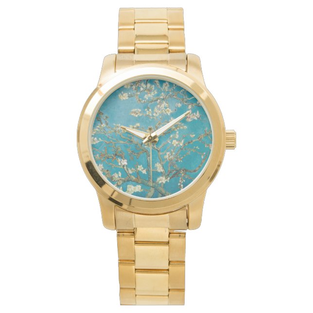 Vincent van Gogh Blossoming Almond Tree enhan Watch (Front)