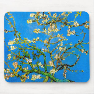 Vincent Van Gogh - Blossoming Almond Tree Fine Art Mouse Pad