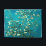 Vincent Van Gogh Blossoming Almond Tree Floral Art Doormat<br><div class="desc">Vincent Van Gogh Blossoming Almond Tree Vintage Floral Art Blossoming Almond Tree is an 1890 painting by Dutch post-impressionist artist Vincent van Gogh. Almond Blossoms is a group of several paintings made in 1888 and 1890 by Vincent van Gogh in Arles and Saint-Rémy, southern France of blossoming almond trees. Flowering...</div>