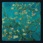 Vincent Van Gogh Blossoming Almond Tree Floral Art Trivet<br><div class="desc">Vincent Van Gogh Blossoming Almond Tree Vintage Floral Art Blossoming Almond Tree is an 1890 painting by Dutch post-impressionist artist Vincent van Gogh. Almond Blossoms is a group of several paintings made in 1888 and 1890 by Vincent van Gogh in Arles and Saint-Rémy, southern France of blossoming almond trees. Flowering...</div>