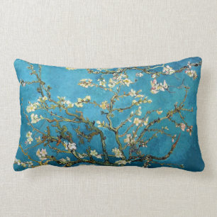 Vincent van Gogh, Blossoming Almond Tree Lumbar Cushion