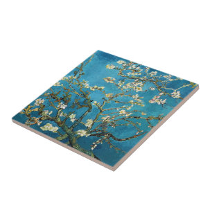 Vincent van Gogh, Blossoming Almond Tree Tile