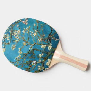 Vincent van Gogh, Blossoming Almond Tree. Vintage Ping Pong Paddle