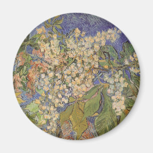 Vincent van Gogh - Blossoming Chestnut Branches Magnet