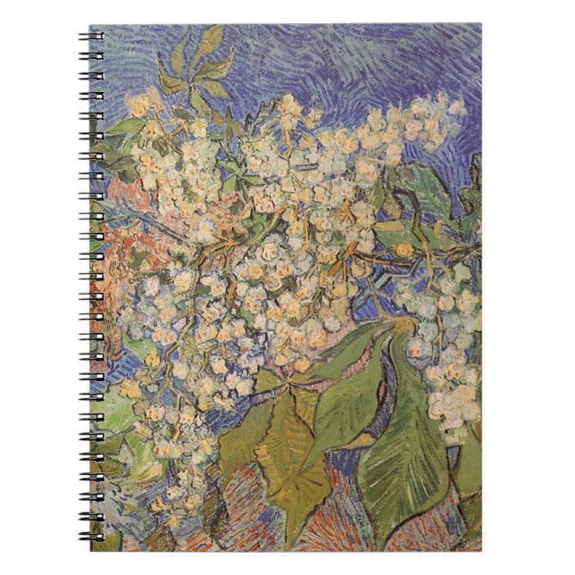 Vincent van Gogh - Blossoming Chestnut Branches Notebook (Front)