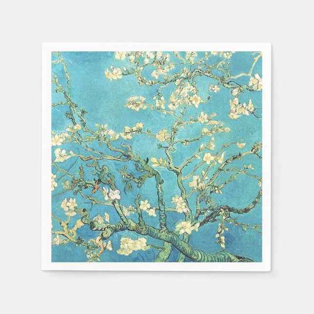 Vincent van Gogh Blossomong Almond Tree     Napkin (Front)