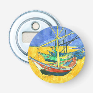 Vincent van Gogh Boats at Saintes-Marie watercol Bottle Opener