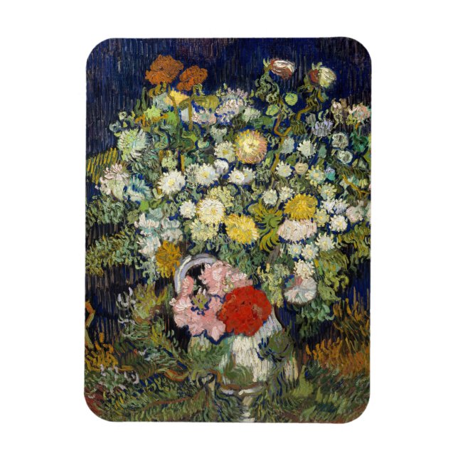 Vincent van Gogh - Bouquet of Flowers in a Vase Magnet (Vertical)