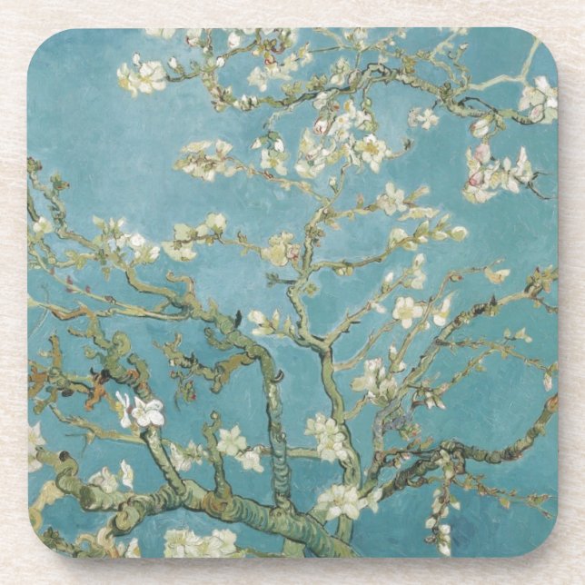 Vincent Van Gogh Branches of Almond Tree Coaster (Front)