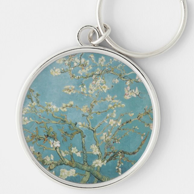 Vincent Van Gogh Branches of Almond Tree Key Ring (Front)
