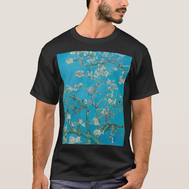 Vincent Van Gogh - Branches with Almond Blossom, T-Shirt (Front)