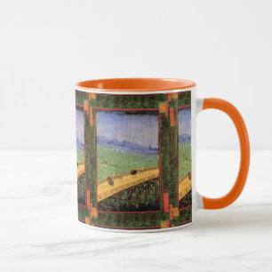 Vincent Van Gogh - Bridge In The Rain Japanese Art Mug
