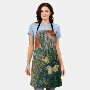 Vincent van Gogh - Butterflies and Poppies Apron