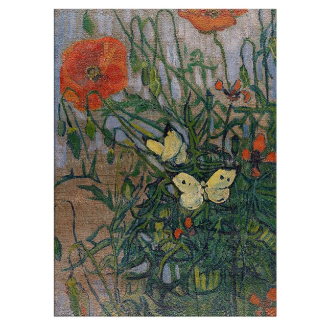 Vincent van Gogh - Butterflies and Poppies Cutting Board (Creator Uploaded)