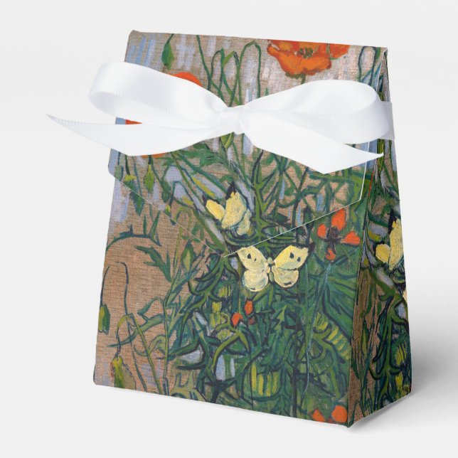 Vincent van Gogh - Butterflies and Poppies Favour Box (Front Side)