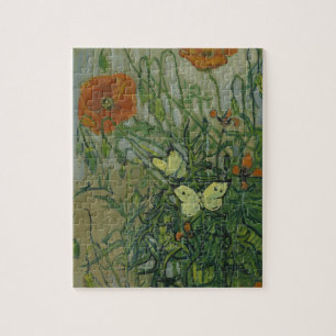 Vincent van Gogh - Butterflies and Poppies Jigsaw Puzzle