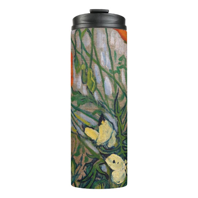 Vincent van Gogh - Butterflies and Poppies Thermal Tumbler (Front)