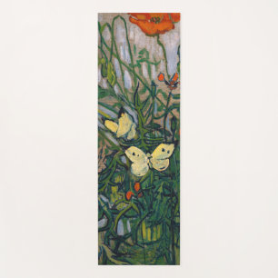 Vincent van Gogh - Butterflies and Poppies Yoga Mat