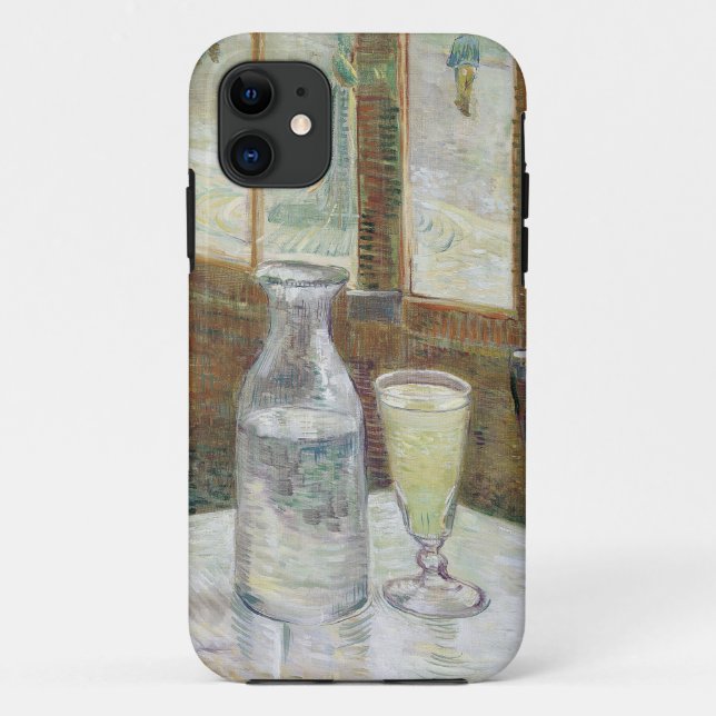Vincent Van Gogh Cafe Table with Absinthe Case-Mate iPhone Case (Back)
