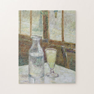 Vincent Van Gogh Cafe Table with Absinthe Jigsaw Puzzle