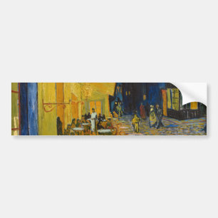 Vincent van Gogh - Cafe Terrace at Night Bumper Sticker