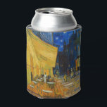 Vincent van Gogh - Cafe Terrace at Night Can Cooler<br><div class="desc">Cafe Terrace on the Place du Forum at Night - Vincent van Gogh,  1888</div>