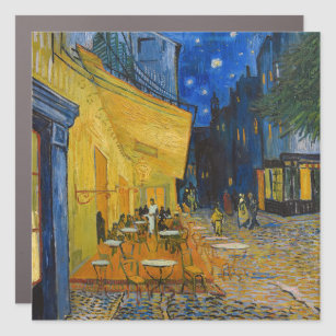 Vincent van Gogh - Cafe Terrace at Night Car Magnet