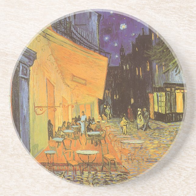 Vincent van Gogh - Cafe Terrace at Night Coaster (Front)