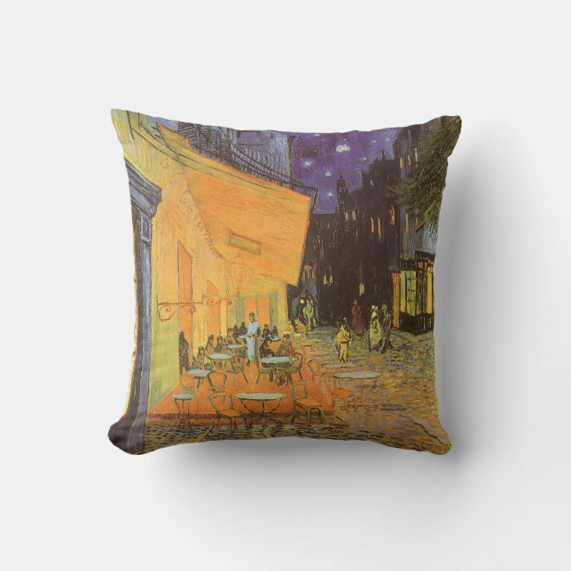 Vincent van Gogh - Cafe Terrace at Night Cushion (Front)